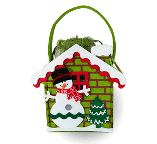 Новогодние подарки в фетровой упаковке